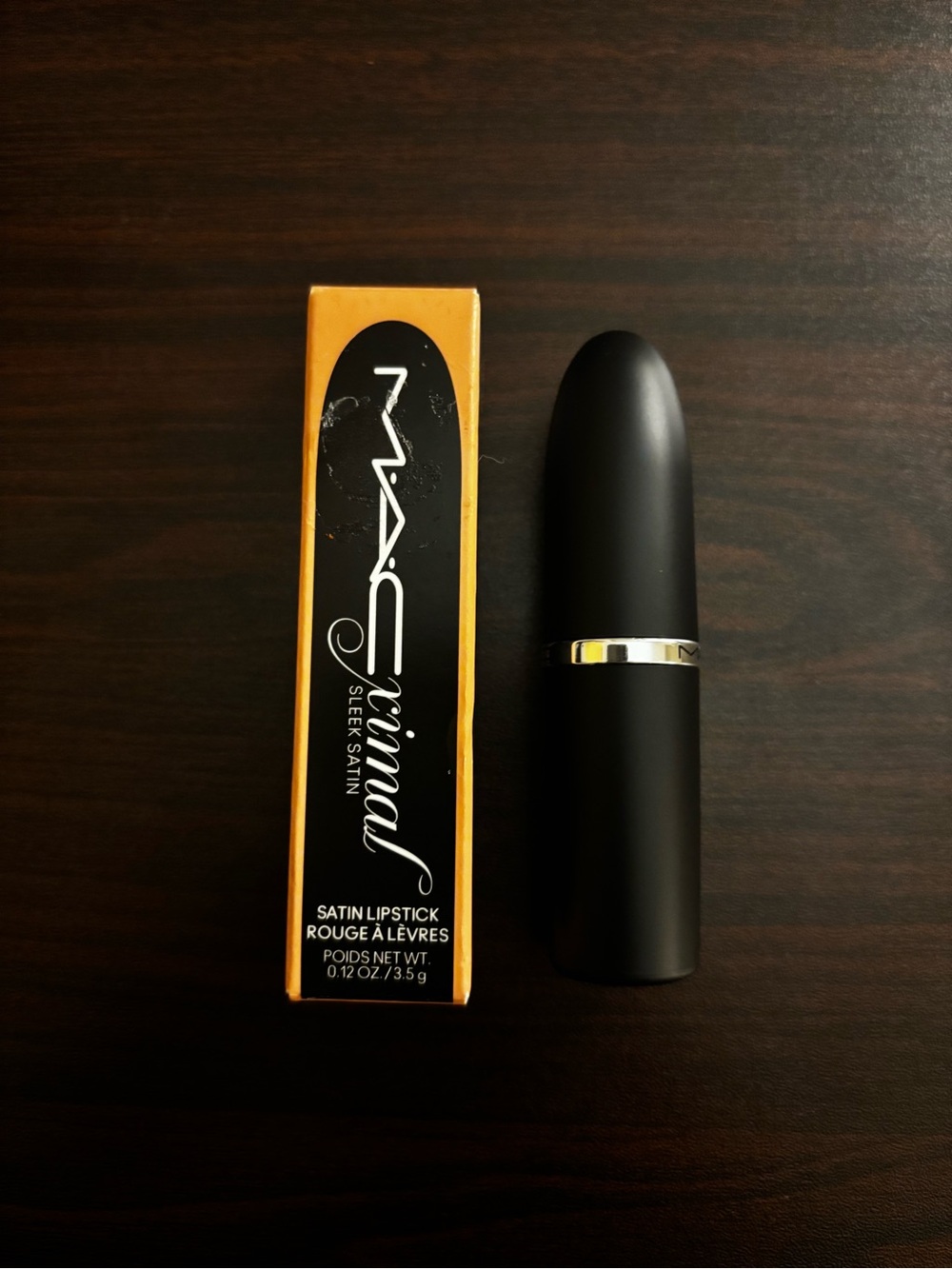 NWT MAC Macximal Sleek Satin Lipstick - Peach Stock 837 (Warm Tone Peach) - Picture 7 of 9